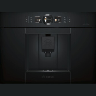 Aparat kafeje automatike e integruar Bosch CTL836EC6, e zezë
