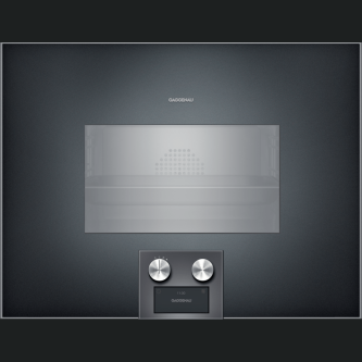 Furra e kombinuar me avull Gaggenau BS454101, seria 400, A, 50l, 60 x 45 cm, antracit