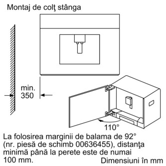 Aparat kafeje automatike e integruar Bosch CTL836EC6, e zezë
