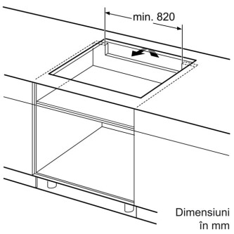 Pllakë me induksion Neff T59PT60X0, 5 ndezës, TwistPad®, 90 cm
