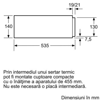 Furrë e integruar Neff B15FS22N0, me funksion avulli, 71 l