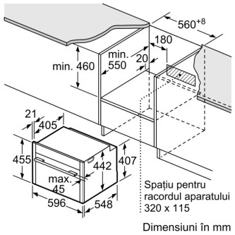 Furrë kompakte e integruar Neff C15DR00N0, me 100% avull,  inox, 38 l
