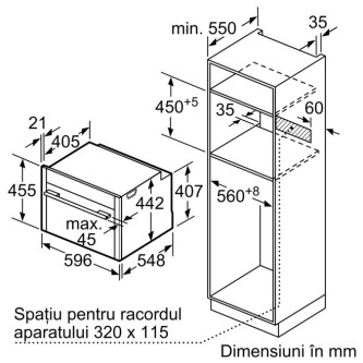 Furrë kompakte e integruar Neff C15DR00N0, me 100% avull,  inox, 38 l