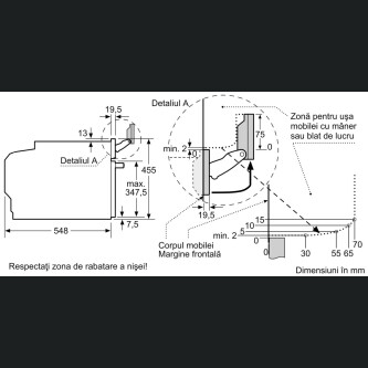 Furrë kompakte me funksion të integruar të avullit Bosch CSG7364B1.47 l, A+, e zezë