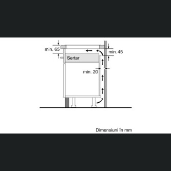 Pllakë me induksion Bosch PXY875DC1E, 80 cm E zezë