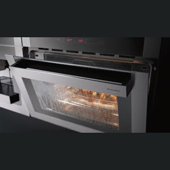 SHOWROOM EXPUS - Furrë kompakte Barzza 1FVCFY e kombinuar me avull, 35 l, inox kundër gjurmëve të gishtave, 6 funksione