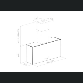 Kapuç muri Pando P-746/90 IX-DEKTON LAURENT V.1050 ECO SEC FLCR-AE, A+