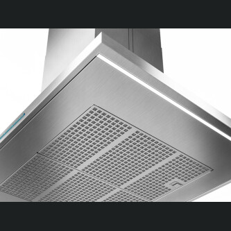 Aspirator ishulli Pando I-402 V.1250, gjerësi 90 cm, A+, inox