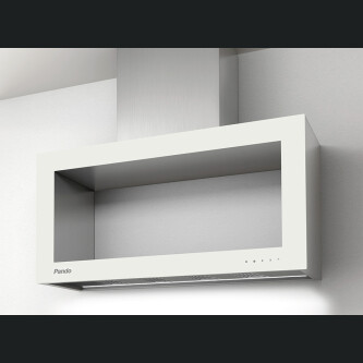 Aspirator muri Pando P-960, H.1250, gjerësia 100 cm, A+, inox