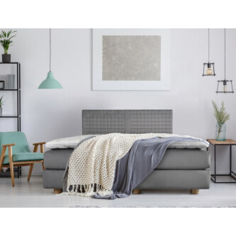 Krevat Walen Boxspring, qepje dixhitale, lartësia e kokës 110 cm, dyshek i përfshirë, pa sipërm