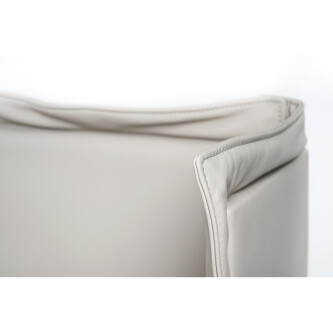 Krevat Boxspring Slim Base TriBeCa, lëkurë natyrale