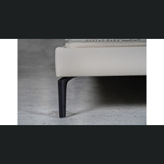 Krevat Boxspring Slim Base TriBeCa, lëkurë natyrale
