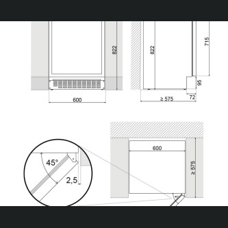 Ftohës pijesh Pando PFMBP 60, 125 l, C