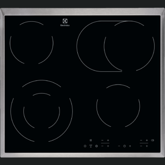 Electrolux EHF6346XOK plenum qeramike qelqi, Zezë