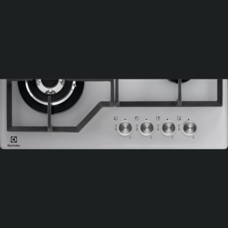 Pllakë me gaz Electrolux KGG64362S, sticla culoare argintiu