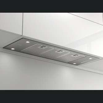 Aspirator i integruar Pando EVO, fuqia motorike V.1050 mc/h me sistem reduktimi zhurme, 58 cm, inox, A+++