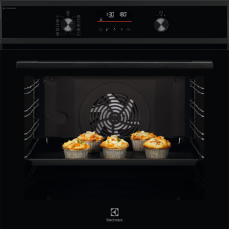 Furrë me avull Electrolux EOD6C77H, SteamBake, me vetëpastrim , 72 litra, e zezë, A+