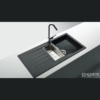 Tas u inox me shpim Schock 345 x 188 x 110 mm