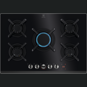 Furrë me gaz Electrolux KGG753753K, 75 cm, e zeze