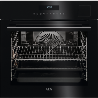 Furrë me funksion avulli AEG BSE792320B, STEAMPRO, A+, 70 l, e zezë