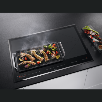 Pllakë me induksion AEG IKE86688FB, 80 cm, e zezë