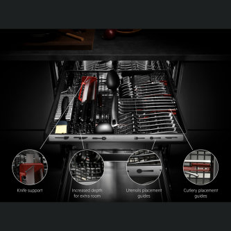 Enëlarëse plotësisht e integruar AEG FSK75758P, GLASSCARE. 60 cm, 14 komplete, INVERTER, B