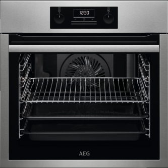 Furrë e integruar AEG BES331110M, SURROUNDCOOK, 71 l,  inox rezistent ndaj gjurmëve të gishtave