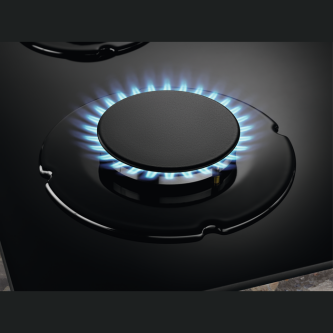 Pllakë me gaz Electrolux KGG6407K, 60 cm, 4 ndezës, e zezë