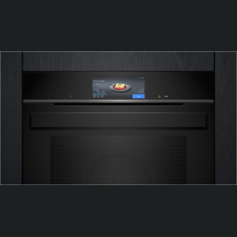 Furrë me integruar Siemens HB978GMB1 iQ700, 60 x 60 cm e zezë, inox, 71 l, A+, vetëpastruese pirolitike