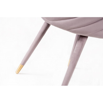 Karrige Celine Rainbow Velvet, këmbë bronzi
