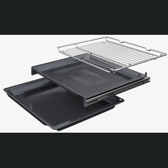 Furrë e integruar Siemens HB934GBB1 iQ700, 60 x 60 cm e zezë, inox, 71 l, A+