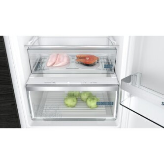Frigorifer i integruar i kombinuar Siemens KI86NVFE0, iQ300 me sipërfaqen e poshtme të ngrirësit 177,2 x 54,1 cm, E, NoFrost